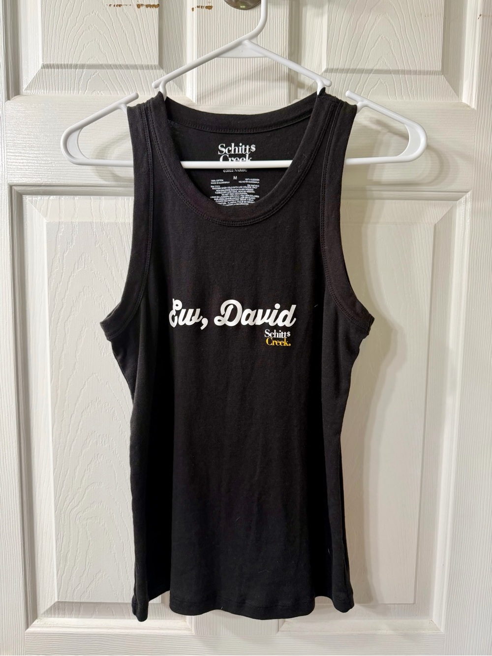 "Ew, David" Black Tank Top - Women's